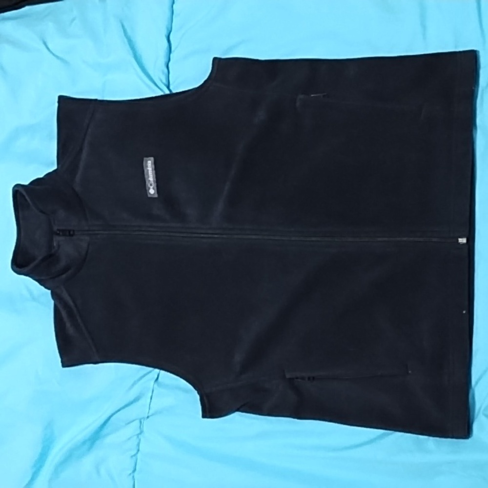 Columbia black coat/vest, Kid's M (10-12)